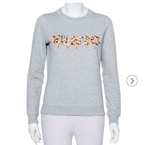 Vintage KENZO poppy embroidered sweatershirt